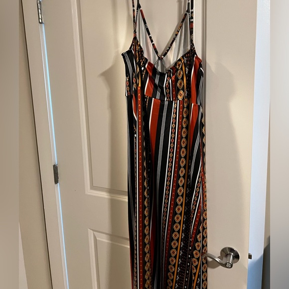 NWT SHEIN Plus Geo Print Wrap Maxi Cami Dress Size 4X - Picture 6 of 8